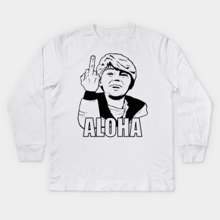 Aloha (meme) Kids Long Sleeve T-Shirt